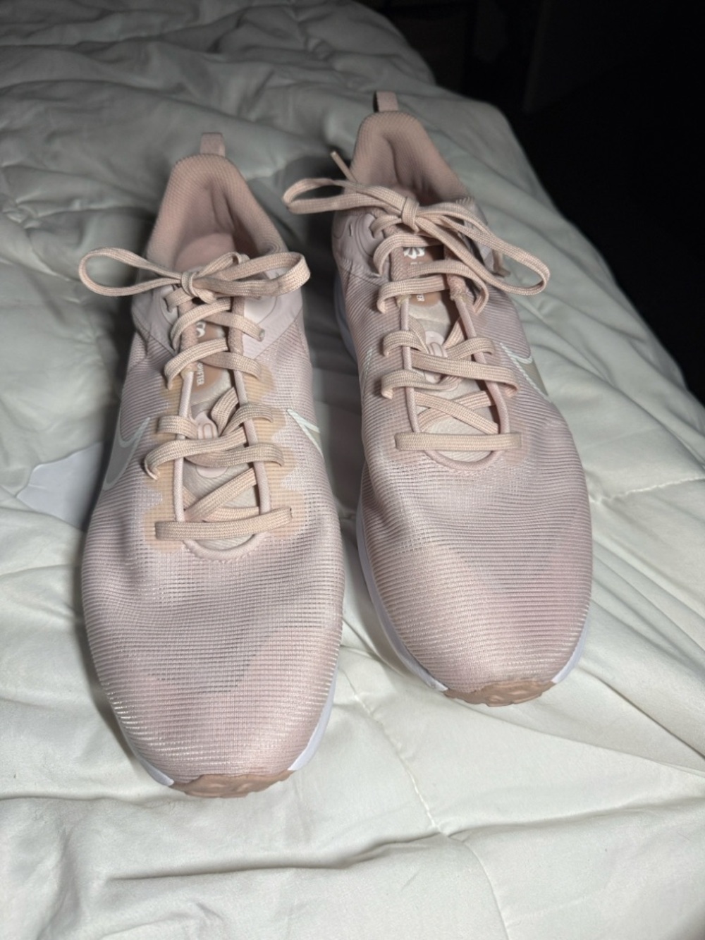 Nike Women’s Light Pink Lace-Up Athletic Sneakers